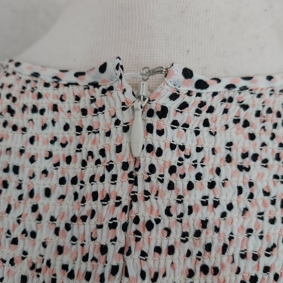 Express Pink & Black Polka Dot Blouse Size M - Picture 10 of 12
